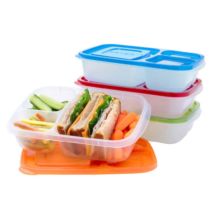 Bentgo Easyboxes 3-Compartment Food Containers 8-Piece Set W4