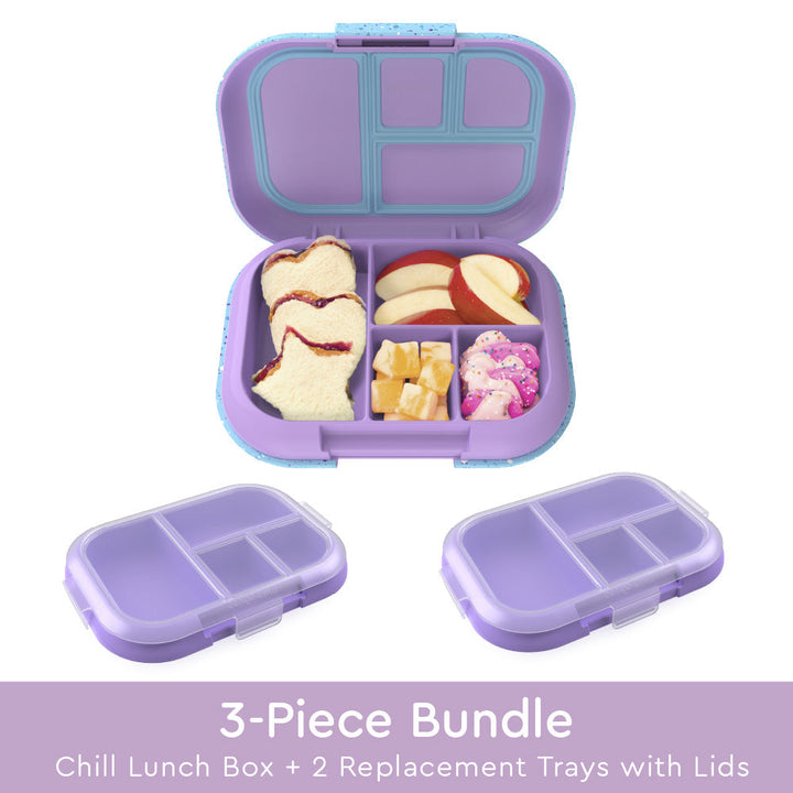Bentgo Chill Kids Lunch Box & 2 Extra Trays with Lids J8