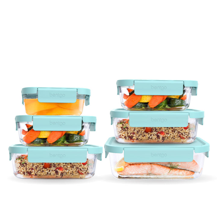 Bentgo Glass Leak-Proof Food Storage Set (12-Piece) B6
