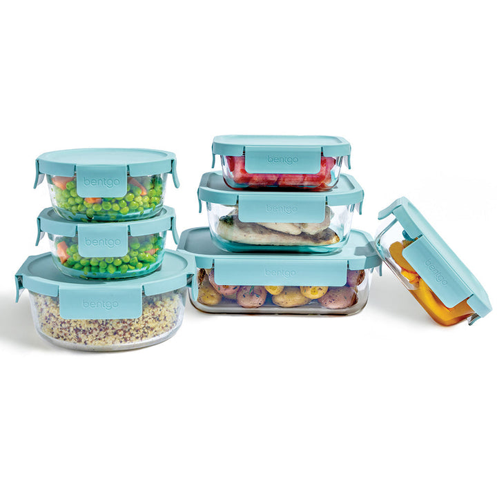 Bentgo Glass Leak-Proof Food Storage Set (14-Piece) H8