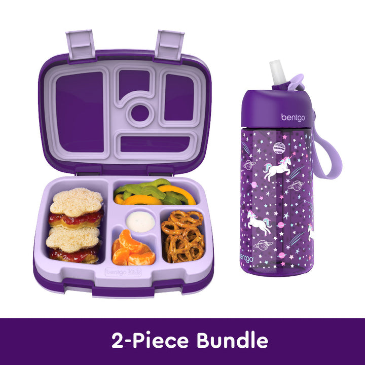 Bentgo Kids Prints Lunch Box & Water Bottle K5